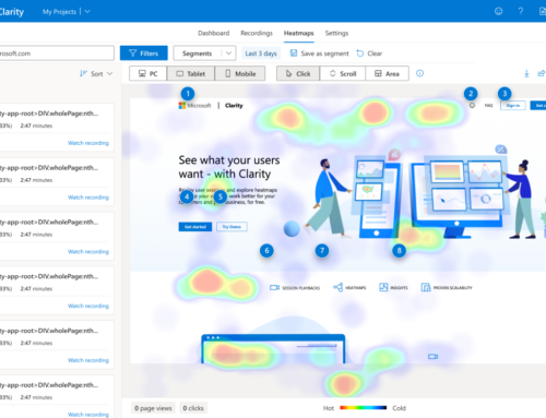 Microsoft Clarity – Free Heatmaps & Session Recordings
